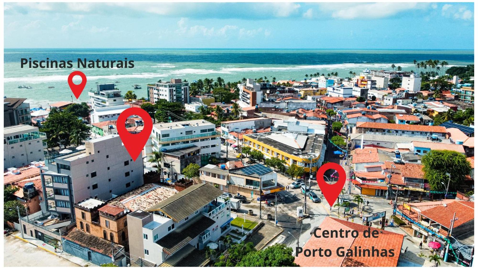 Melhor Localizacao Porto Galinhas 50M Do Mar E Centrinho - Com E Sem Piscina Privativa Family Flats Porto De Galinhas Exterior photo
